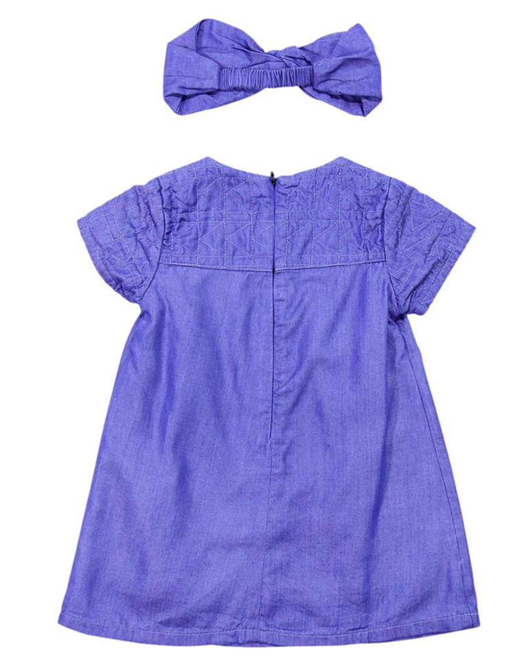 Karl Lagerfeld Robe+Bandeau Fille Karl Lagerfeld