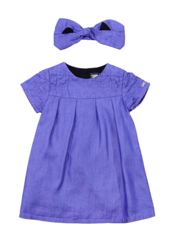 Karl Lagerfeld Robe+Bandeau Fille Karl Lagerfeld
