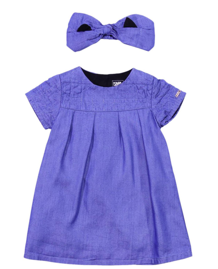 Karl Lagerfeld Robe+Bandeau Fille Karl Lagerfeld