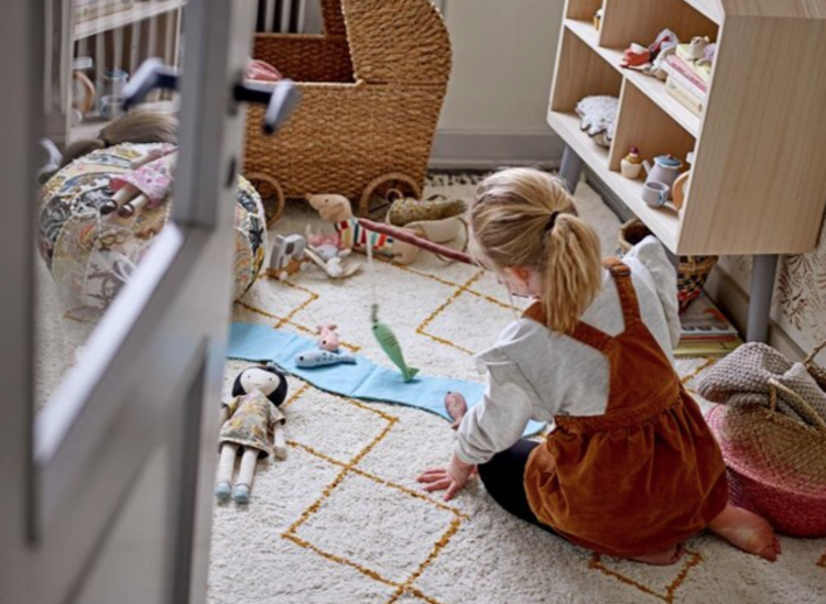 Creative Co-Op Bag & Plush Dog Creative Co-op