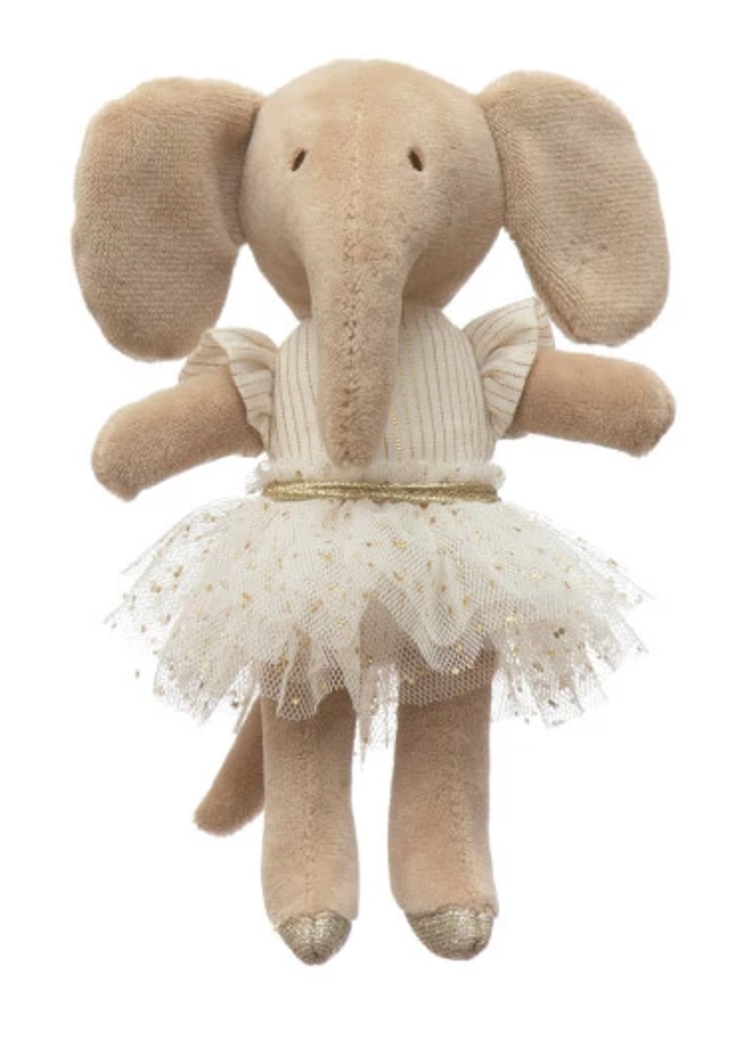 Creative Co-Op Creative Co-op Plush Animal Ballerina