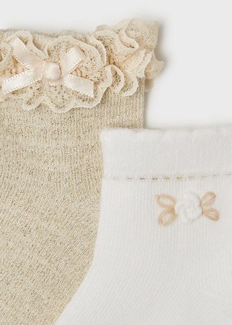 Mayoral Mayoral Girl's Socks Set of 2 Pairs