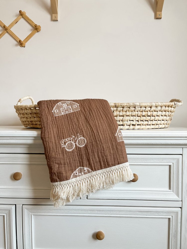 Must Be Baby Couverture En Mousseline Must Be Baby