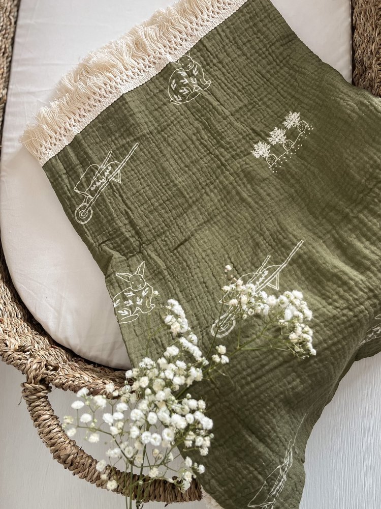 Must Be Baby Couverture En Mousseline Must Be Baby