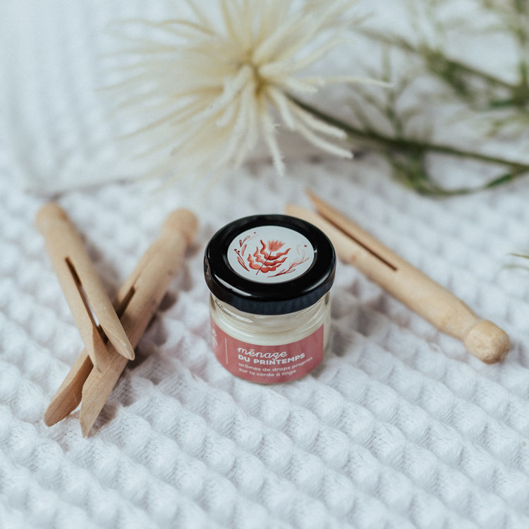 Bougies de soya dans la prairie