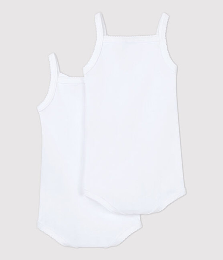 Petit Bateau Petit Bateau Girl's Set of 2 Strapless Bodies