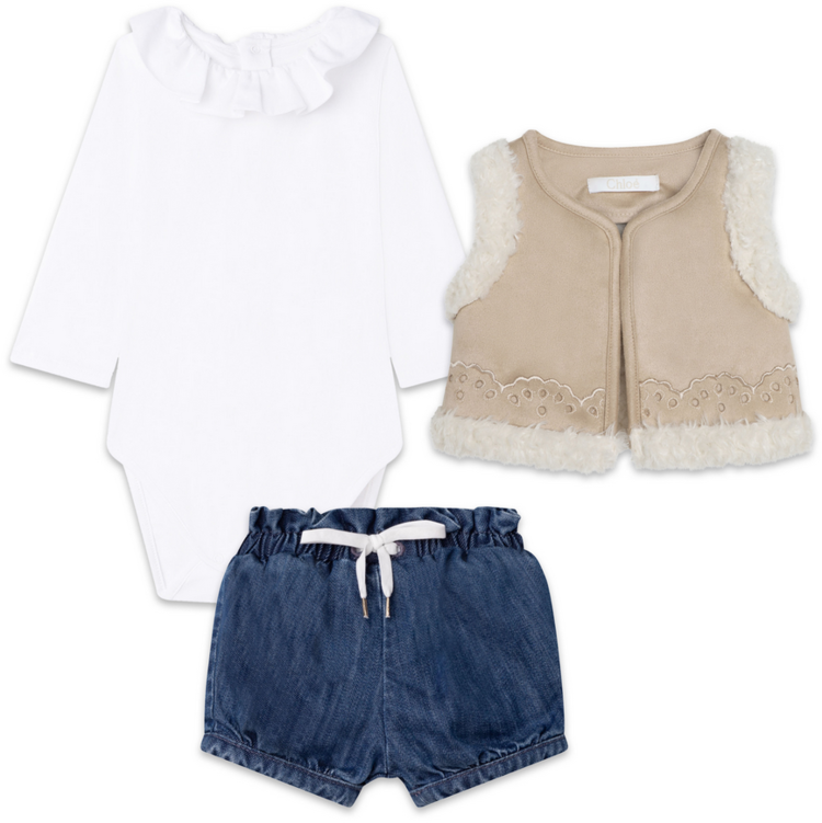 Chloé Ens 3 Pièces Chloé Fille