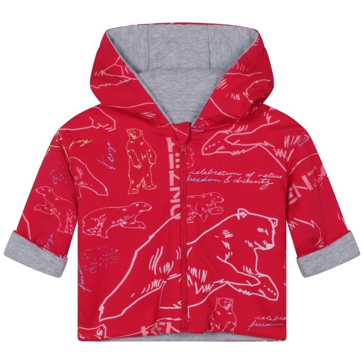 Cardigan Zip Kenzo Kids Fille