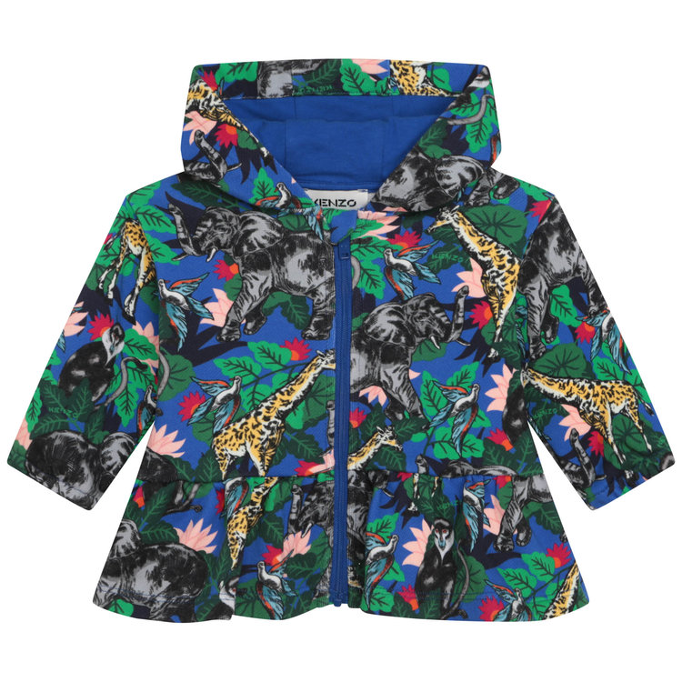 Kenzo Kids Girl's Zip Cardigan