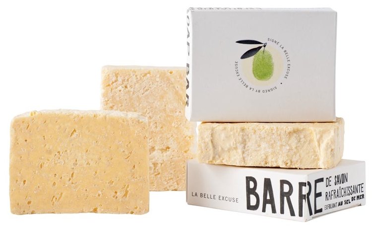 La Belle Excuse Barre de Savon Sel De Mer  La Belle Excuse