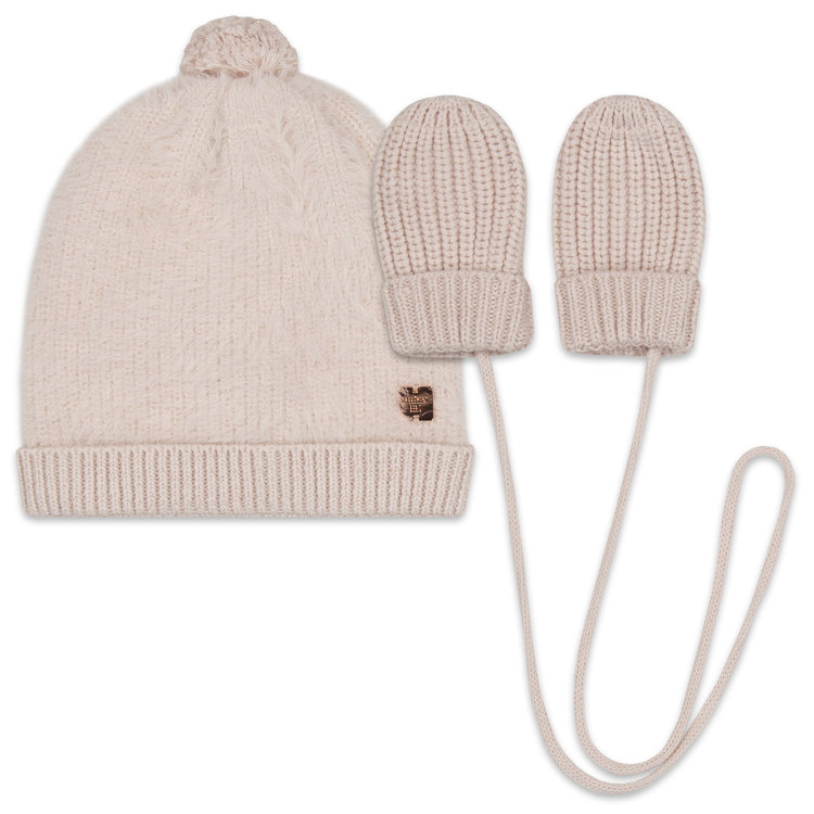 Carrément Beau Carrément Beau Girl's Tuque & Mittens