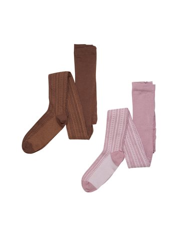 Minymo Minymo Girl's Set of 2 tights
