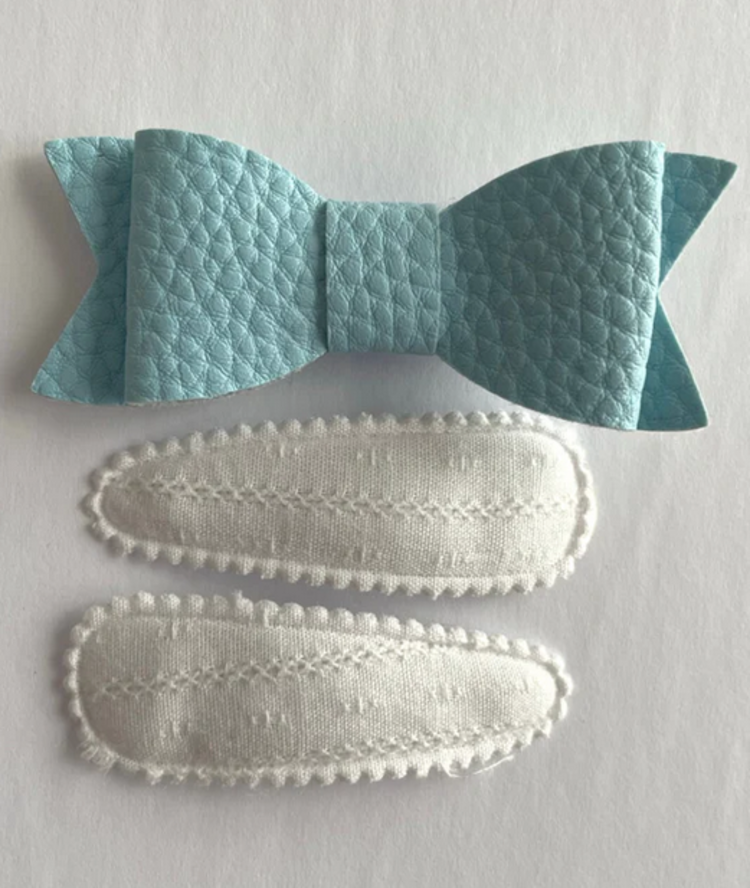 LOX LION Boucle de Faux Cuir et Barrettes en Coton Lox Lion Fille