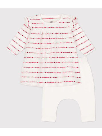 Petit Bateau Robe&Legging Petit Bateau Fille