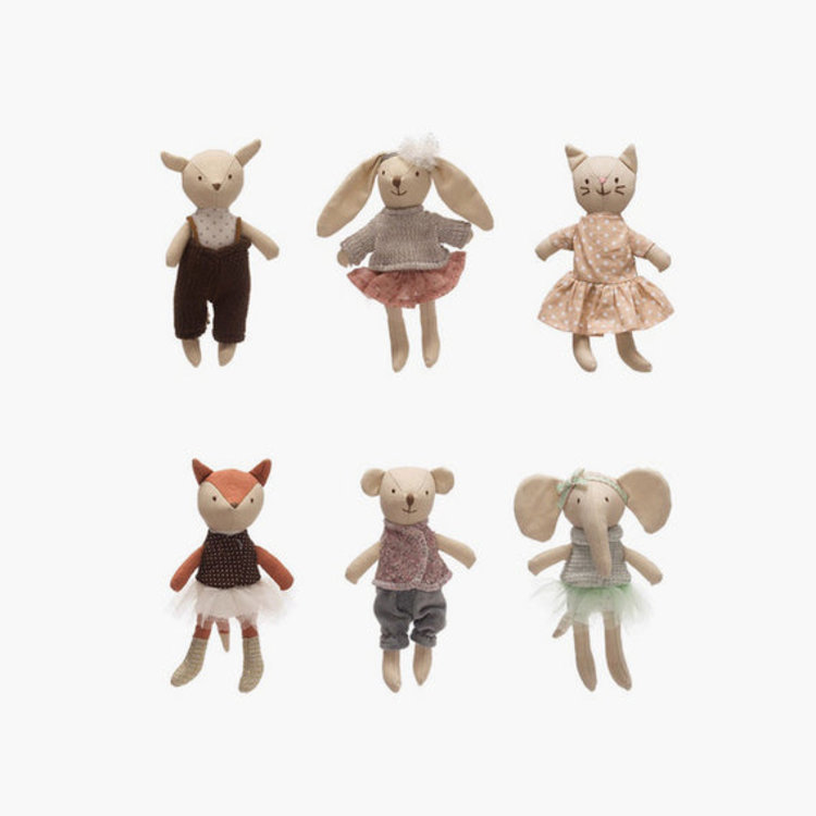 Creative Co-Op Mini Animal Cotton Créative Co-Op