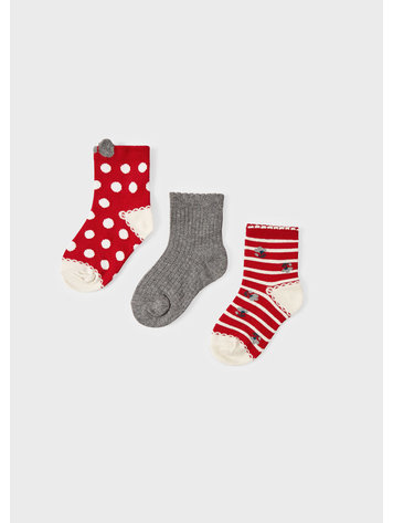 Mayoral Mayoral Girl's 3 Pack Socks