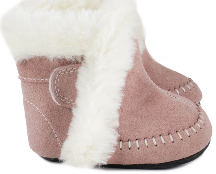 Jack&Lily Jack&Lily Girl's Suede Moccasins