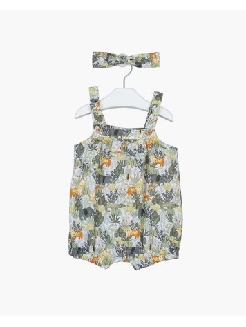 Losan Losan Girls Overall and Headband