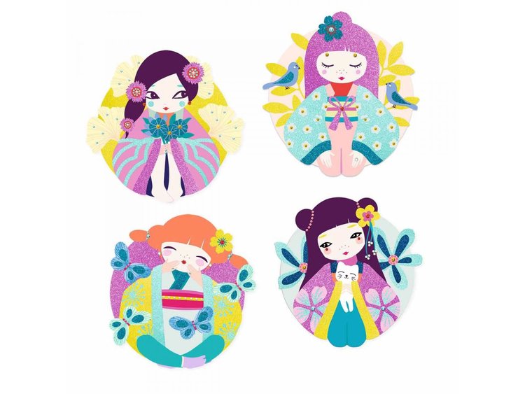 Djeco Djeco Glitter Art Set