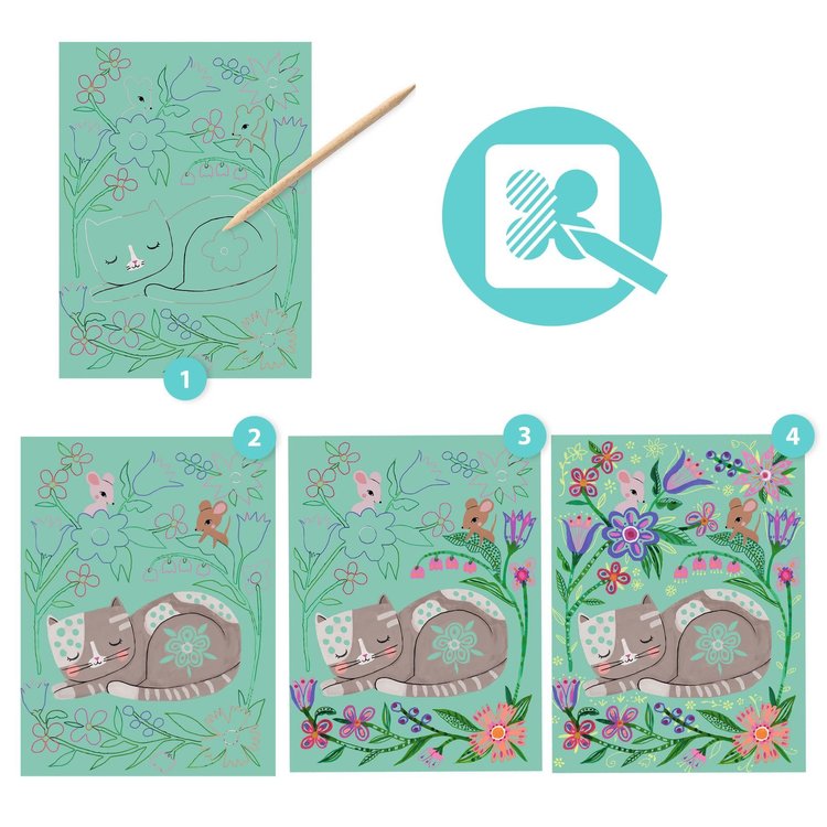 Djeco Djeco Scratch Cards