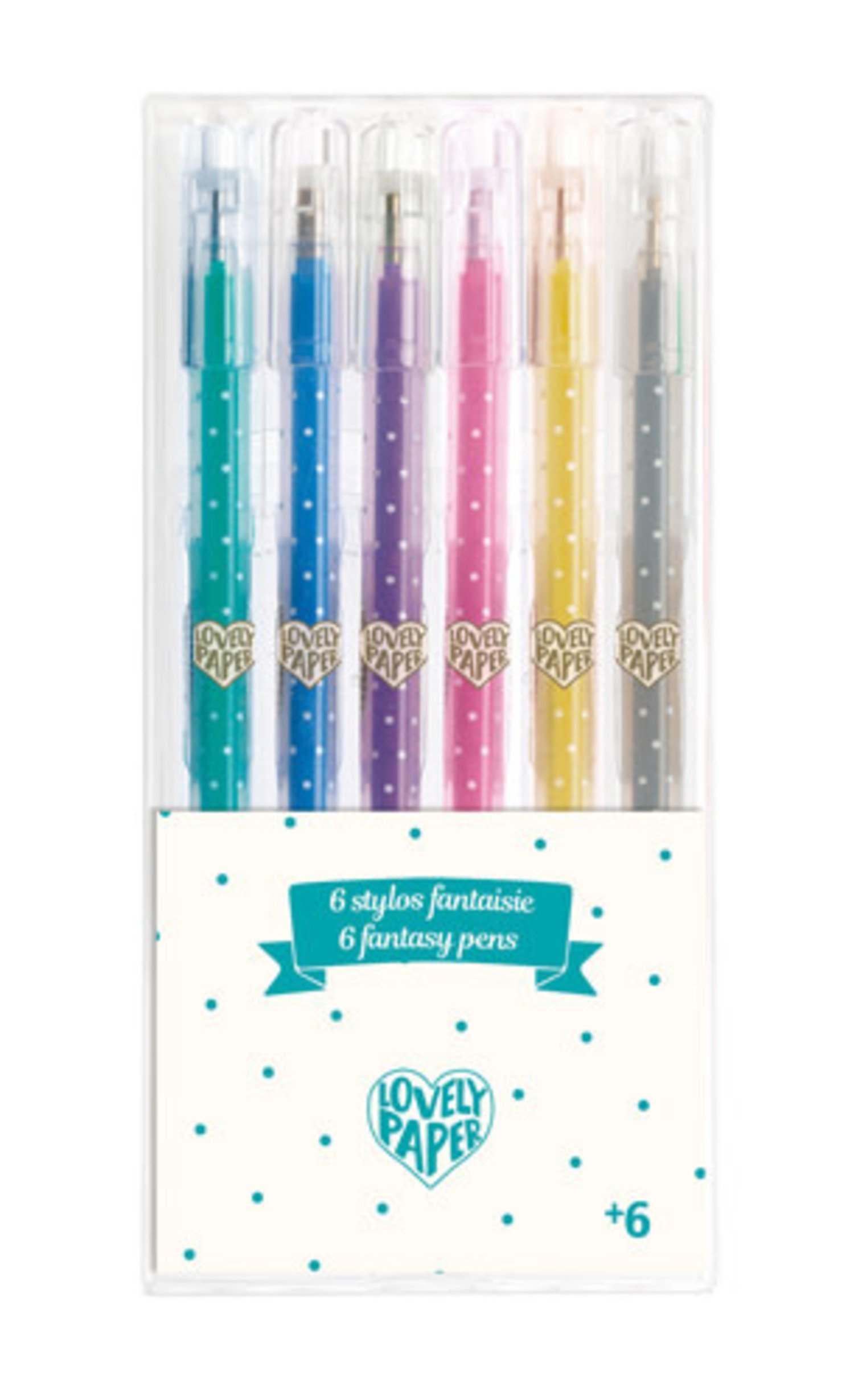 Lovely Paper by Djeco Gel Pens Boutique L Enfantillon