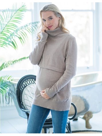 Seraphine Chandail D'allaitement Col Roulé Seraphine