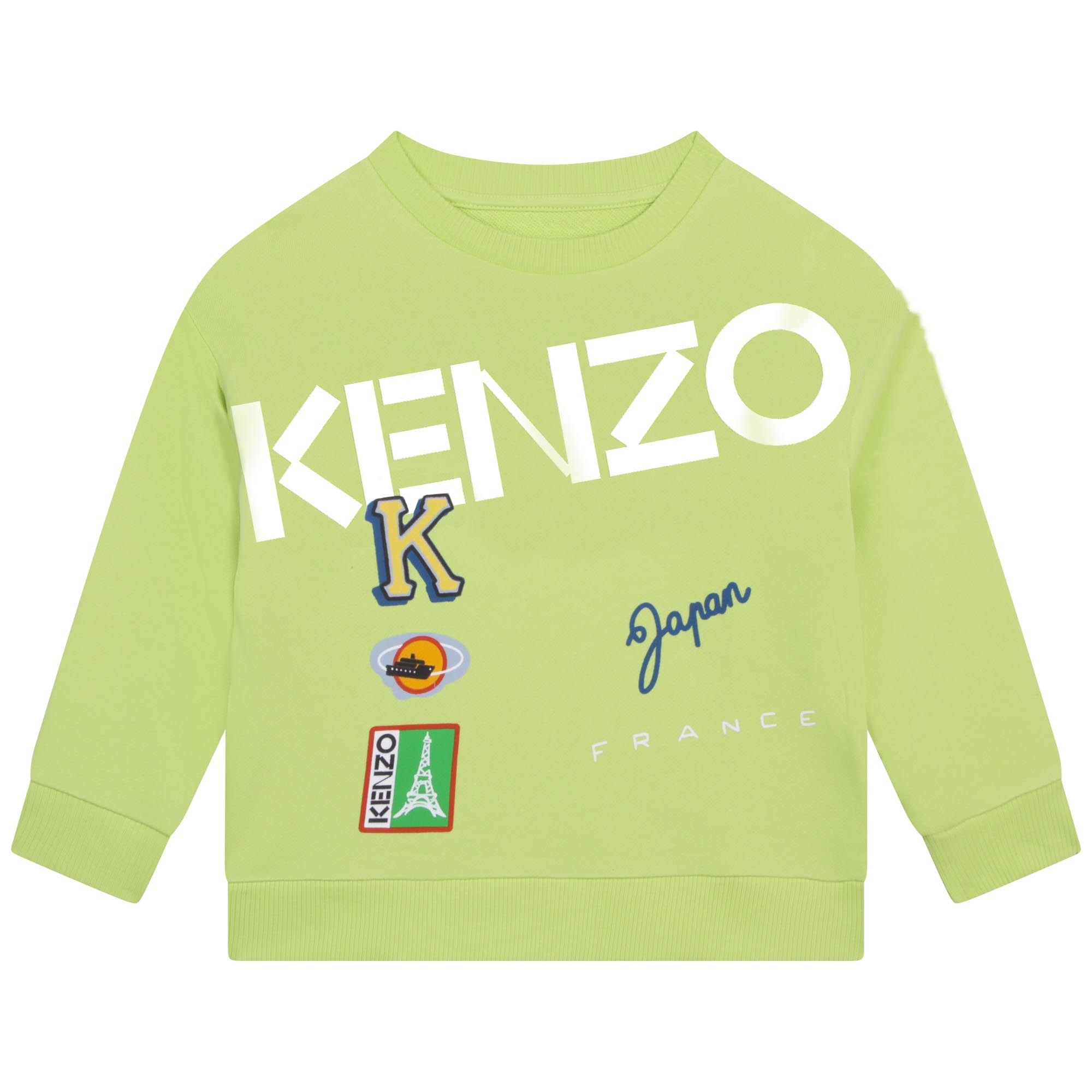 Kenzo lime green sweatshirt sales