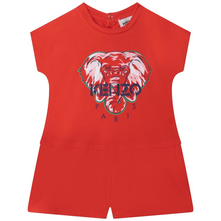 Kenzo Kids Girls Short Jumpsuit