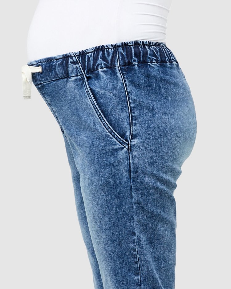 Ripe Maternité Jogger en Denim Maternité Ripe Maternité Femme