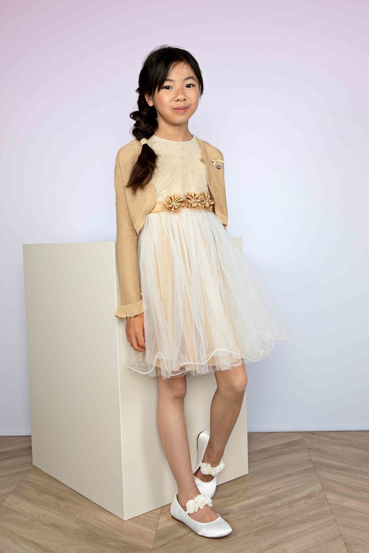 Le Chic Ceinture Satin et Fleurs Le Chic Fille