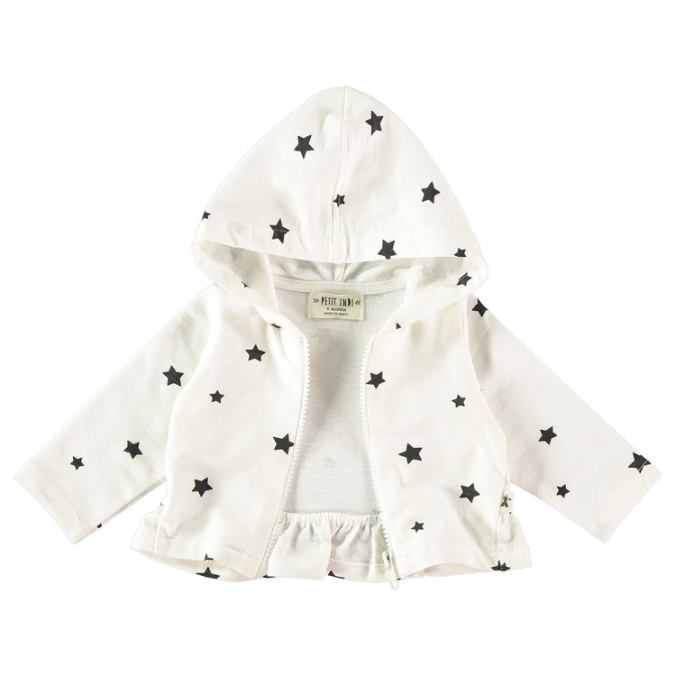 Petit Indi Petit Indi Girls Hooded Vest