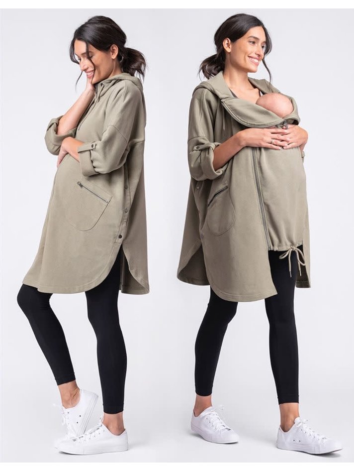  Seraphine Women's Maternity & Nursing Hoodie Grey (Grey,  X-Small) : Clothing, Shoes & Jewelry