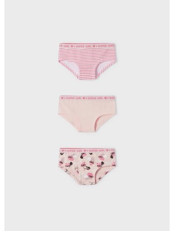 Mayoral 3 Paires Culottes Mayoral Fille
