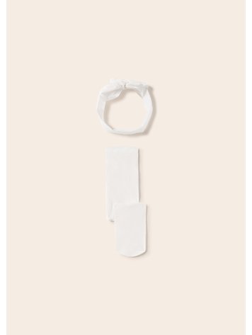 Mayoral Collants et Serre-Tête Mayoral Fille