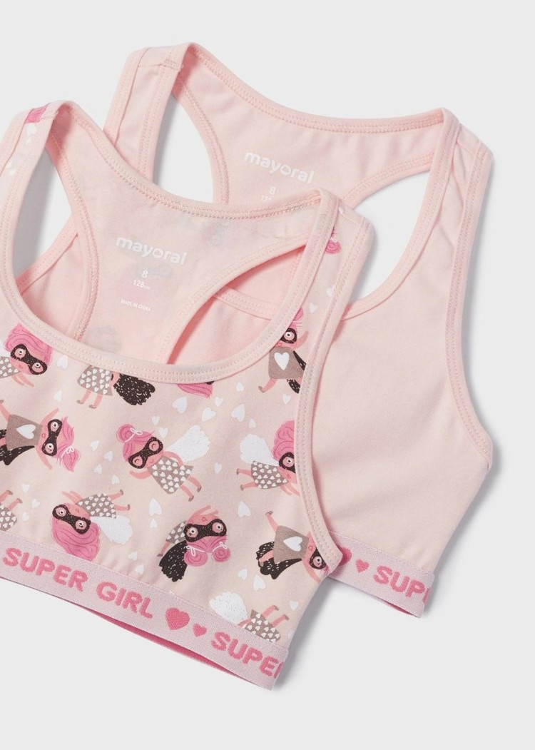 Mayoral Mayoral Girls Bras 2 Pack