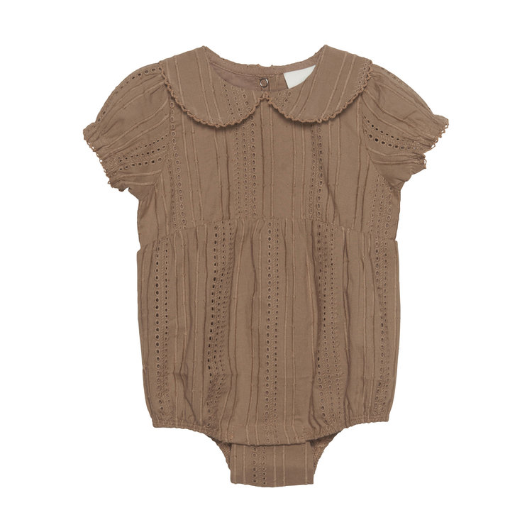 En-Fant En-fant Girls English Embroidery Romper