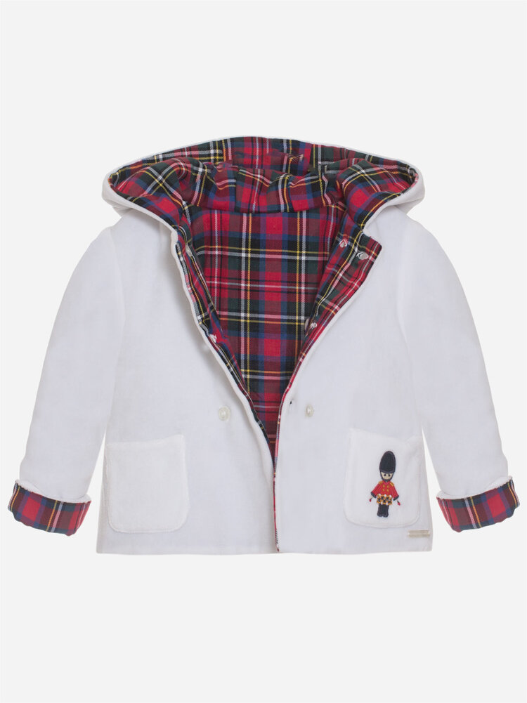 Pompetitpom Manteau Réversible Pompetitpom Garçon