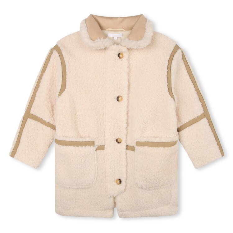 Chloé Chloé Girls Sherpa Coat