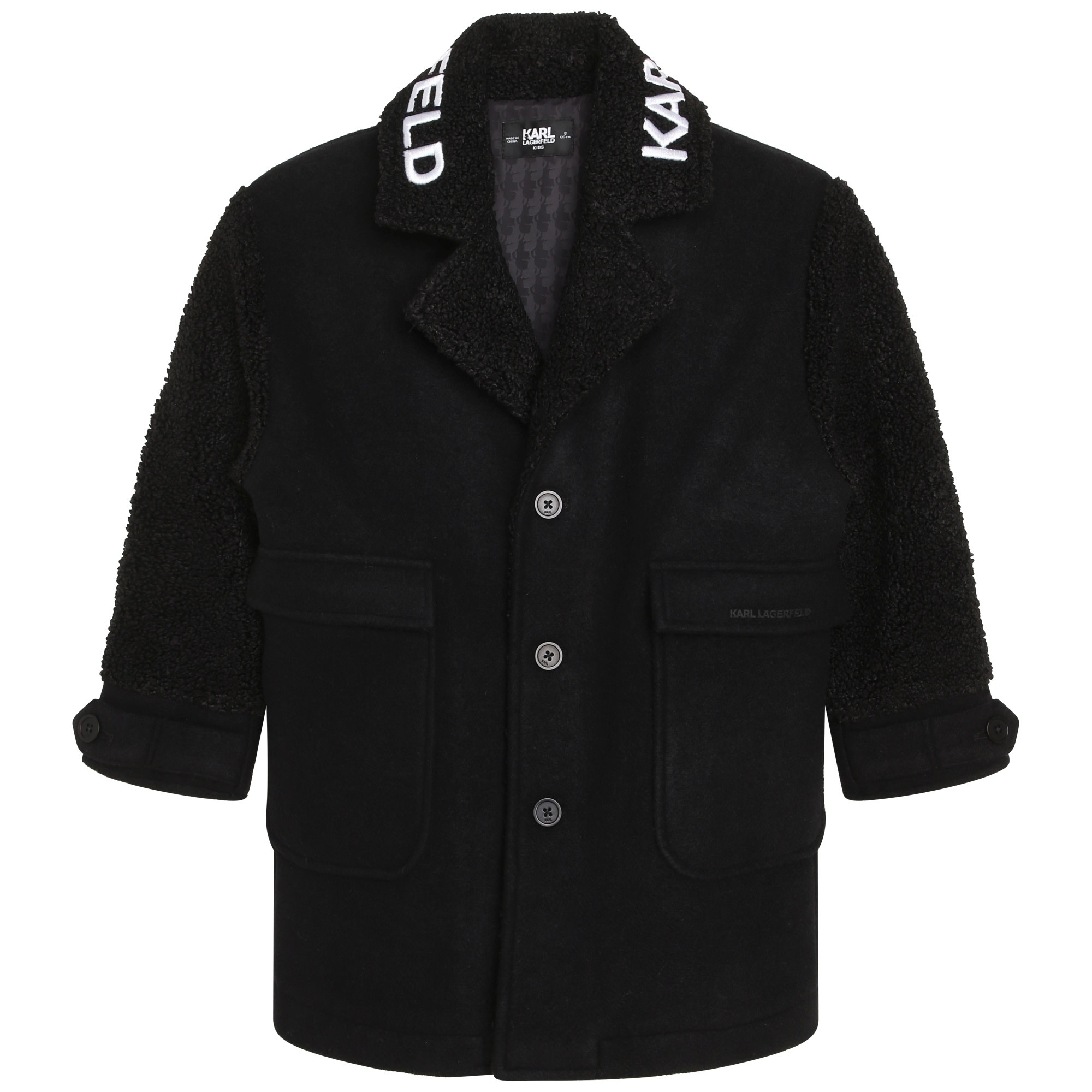 Karl Lagerfeld Girls Long Coat Boutique L Enfantillon