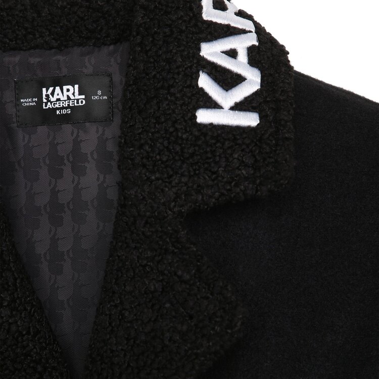 Karl Lagerfeld Manteau Long Karl Lagerfeld Fille