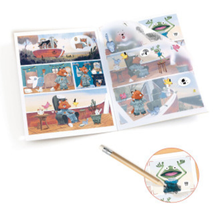 Djeco Djeco Comic Book with transfers