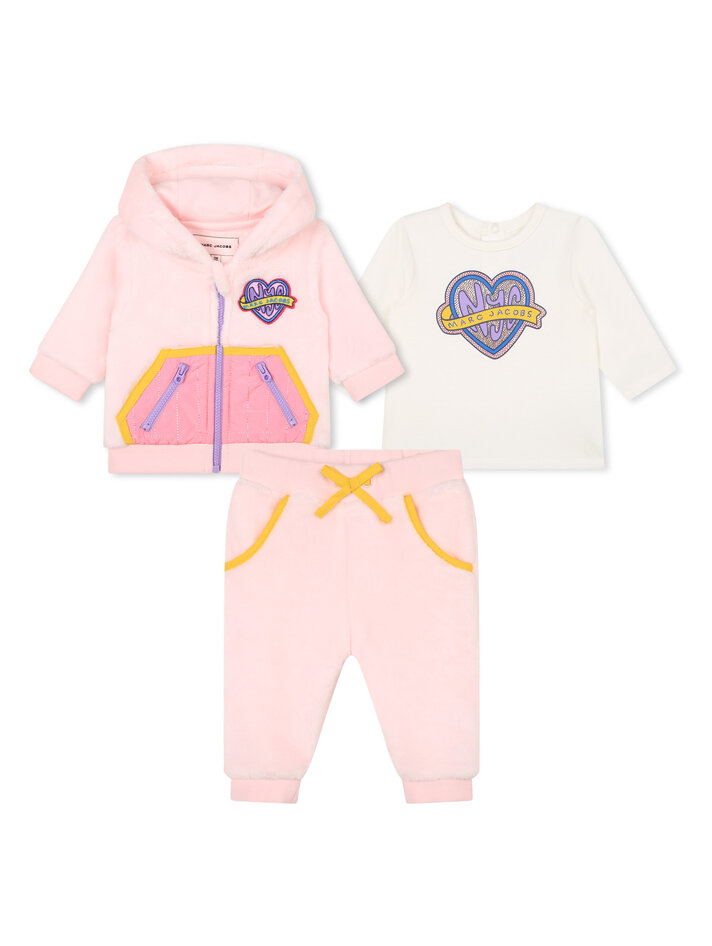 Set naissance pyjama et cardigan bébé de la marque Little Marc Jacobs