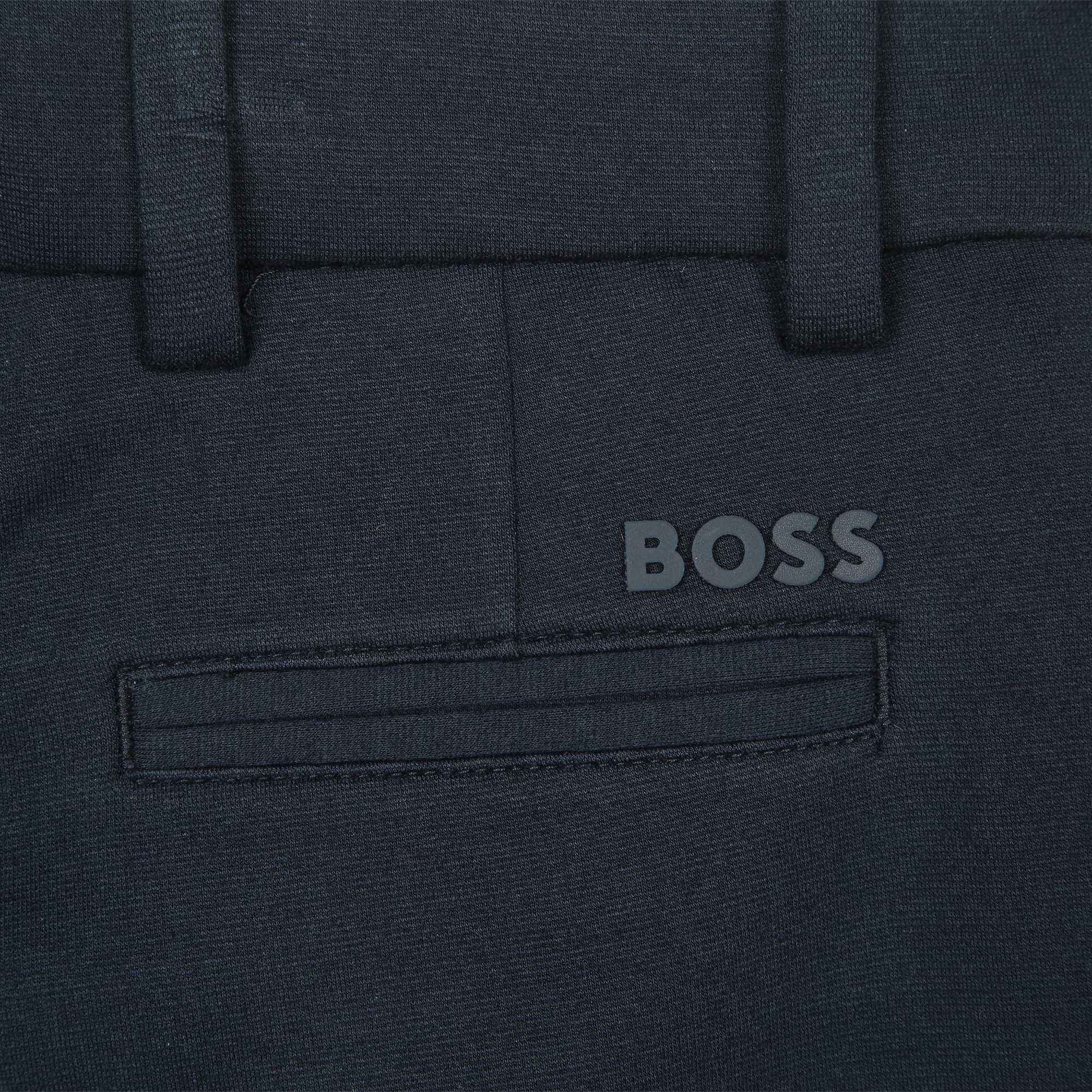 BOSS Pantalon à taille ajustable garcon bleu 