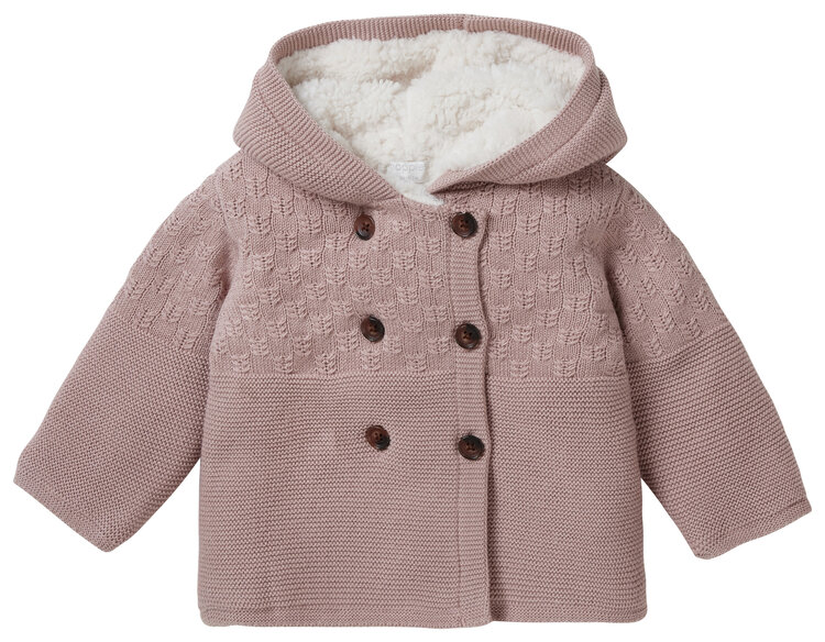 Noppies Baby Cardigan, Noppies, Fille, 1-2 Mois, Taupe, 3470314, AH23