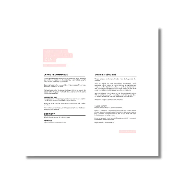 Maîa Serviettes Post-Partum 2 en 1 Maïa Femme