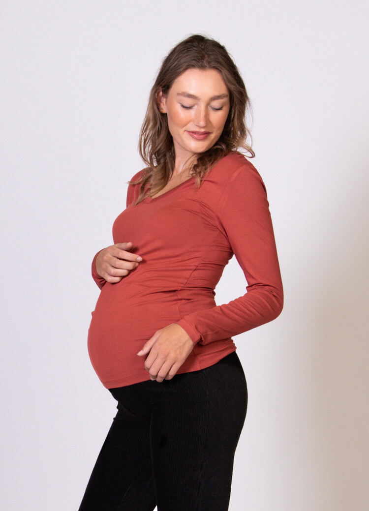 Love2Wait Love2Wait Women Maternity Long Sleeves T-Shirt