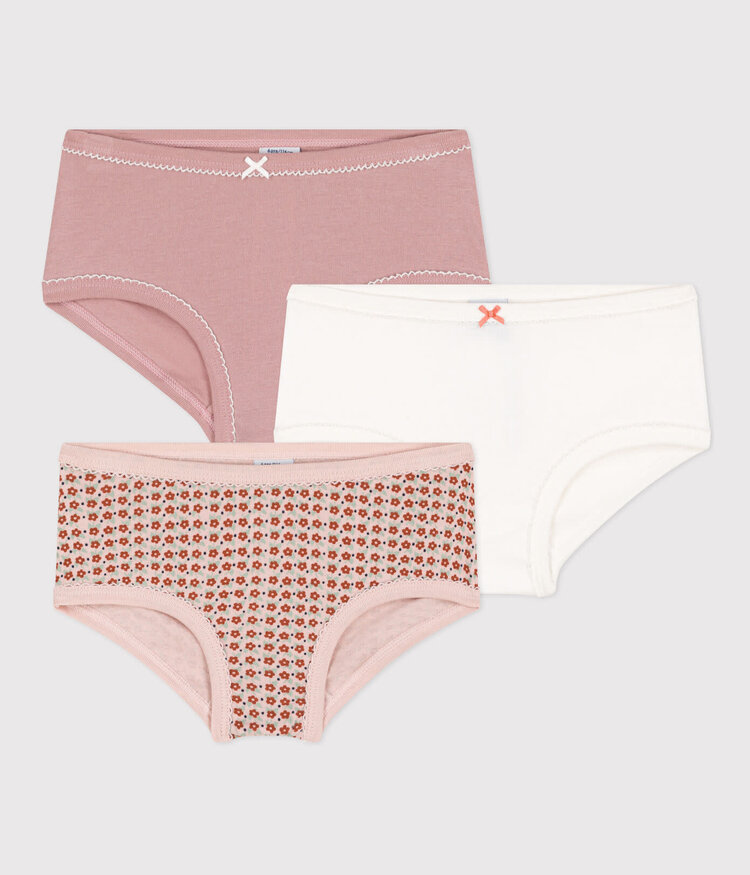 Petit Bateau 3 Culottes Petit Bateau Fille