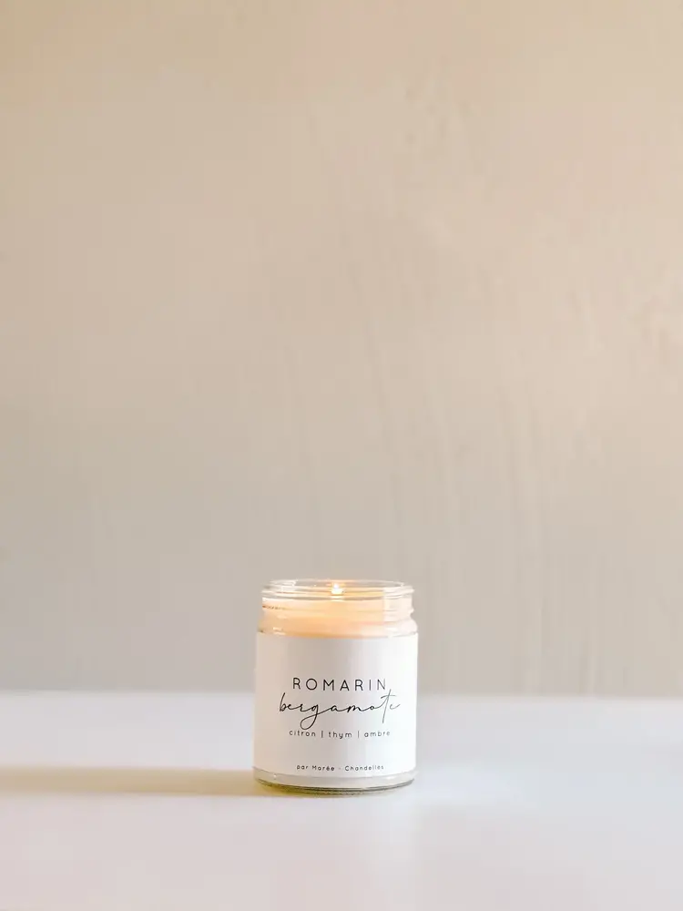 Marée Chandelles Marée Rosemary Bergamot soy Candle 270ML