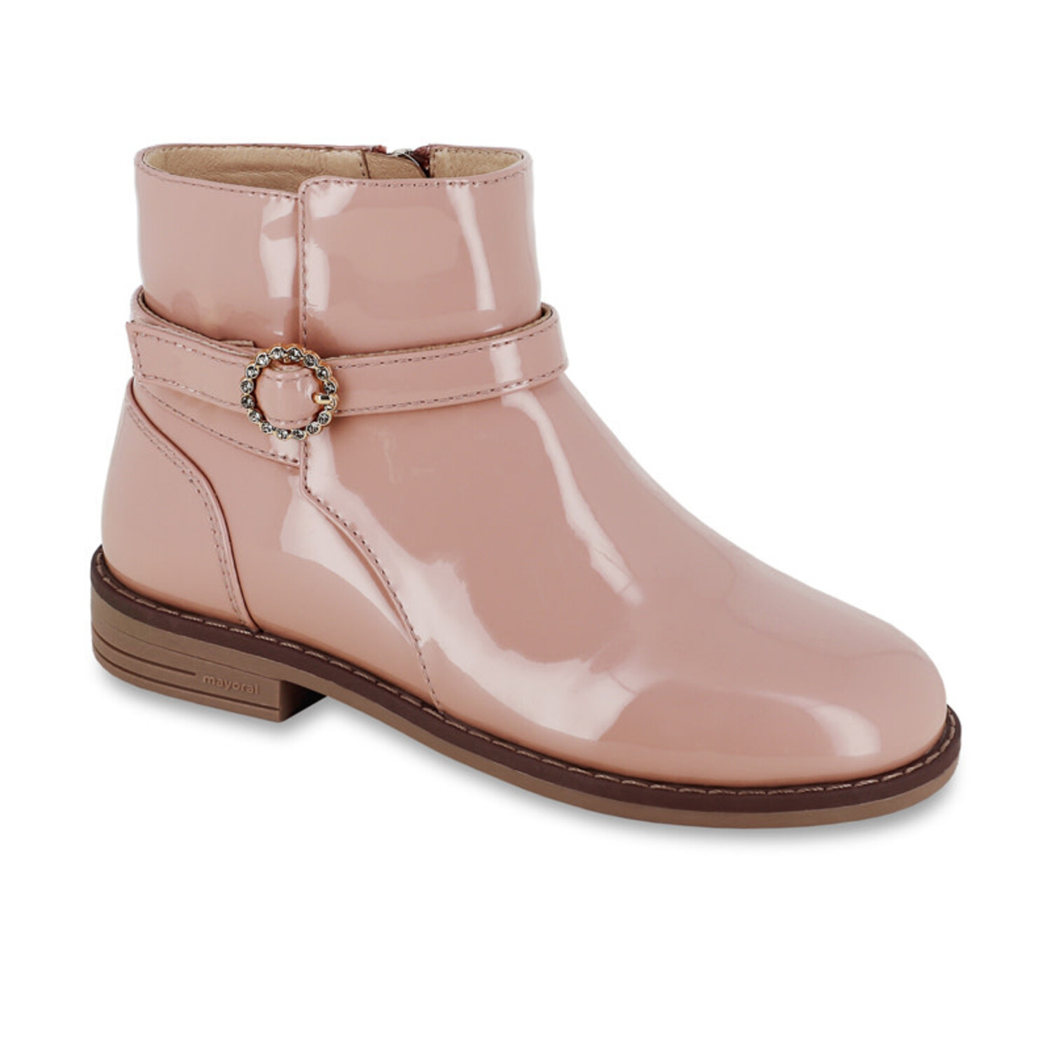 Mayoral Girls Patent Ankle Boots Boutique L Enfantillon