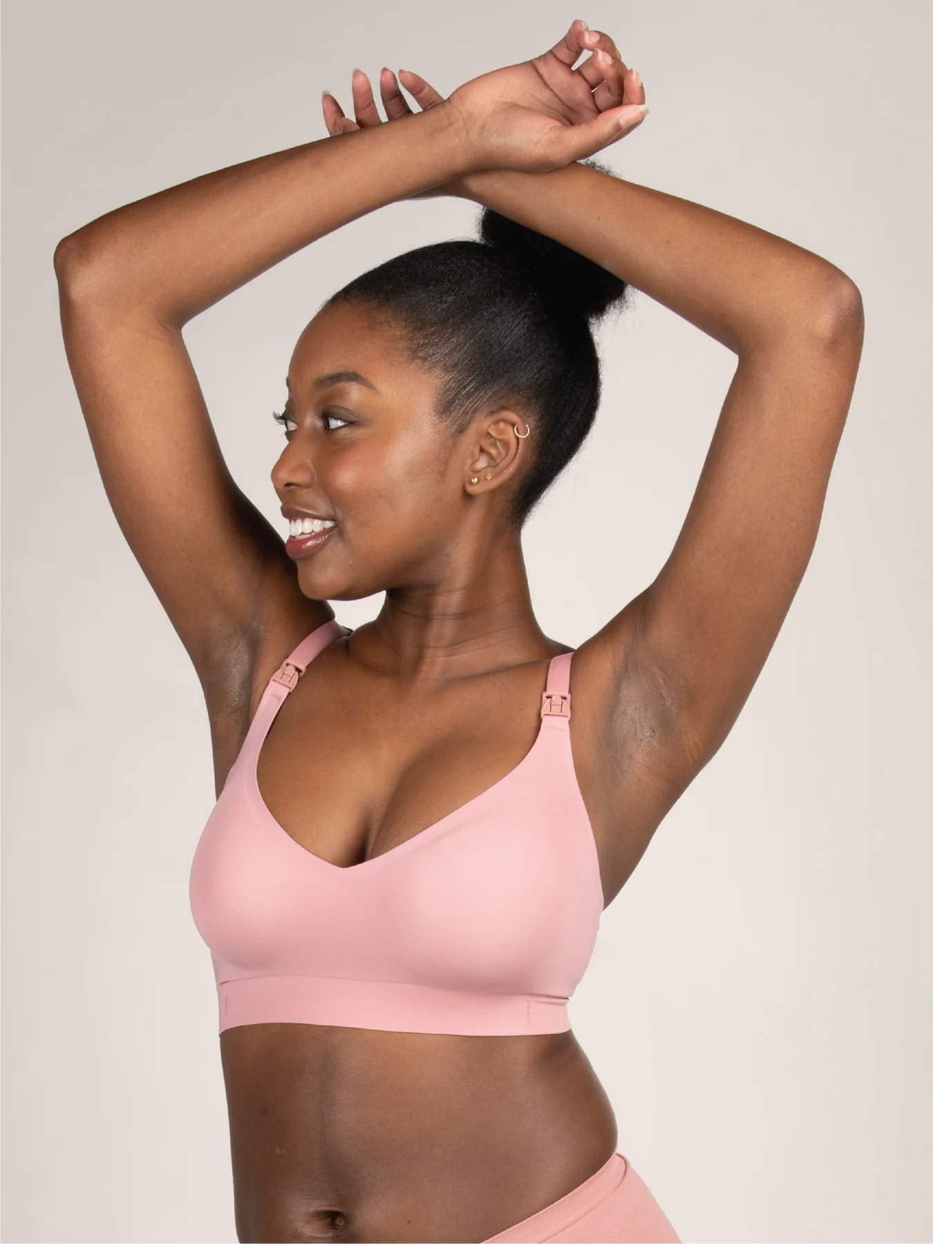 Bravado Designs Soutien-Gorge Allaitement Maternité Couverture Totale – Sans Couture, Confort Ultime & Clips Une Main